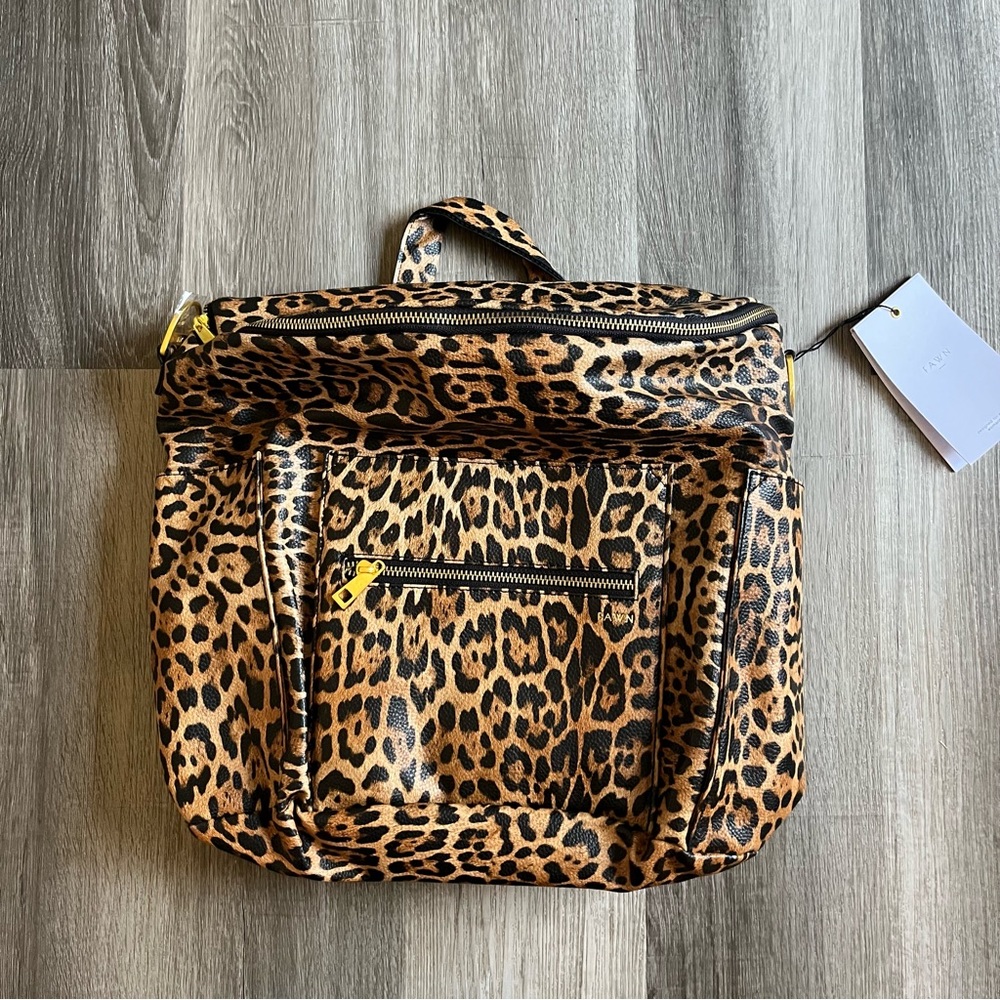 Fawn design the original diaper bag (cheeta print)
